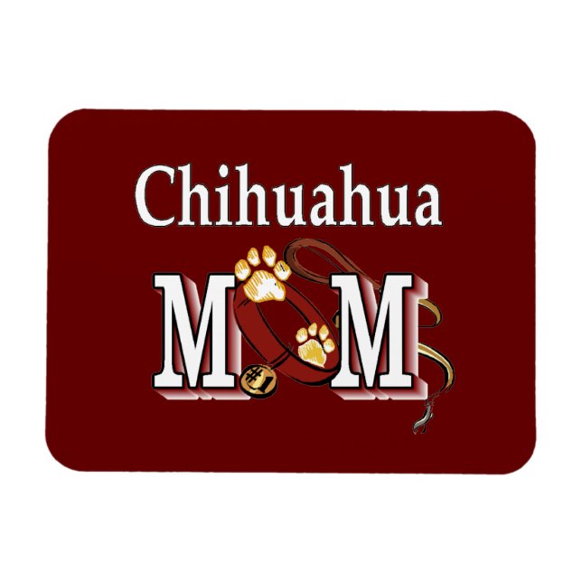Chihuahua Hund Mama Geschenke Magnet (Horizontal)