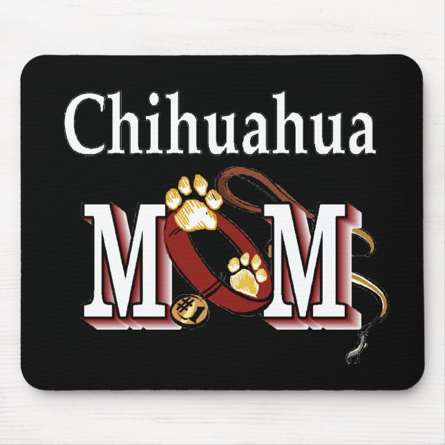 Chihuahua Hund Mama Geschenke Mousepad (Vorne)