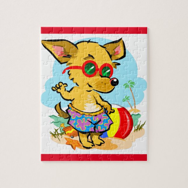 Chihuahua Hund Puzzle (Vertikal)