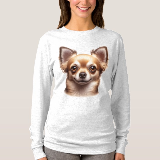 Chihuahua-Hund T-Shirt (Vorderseite)