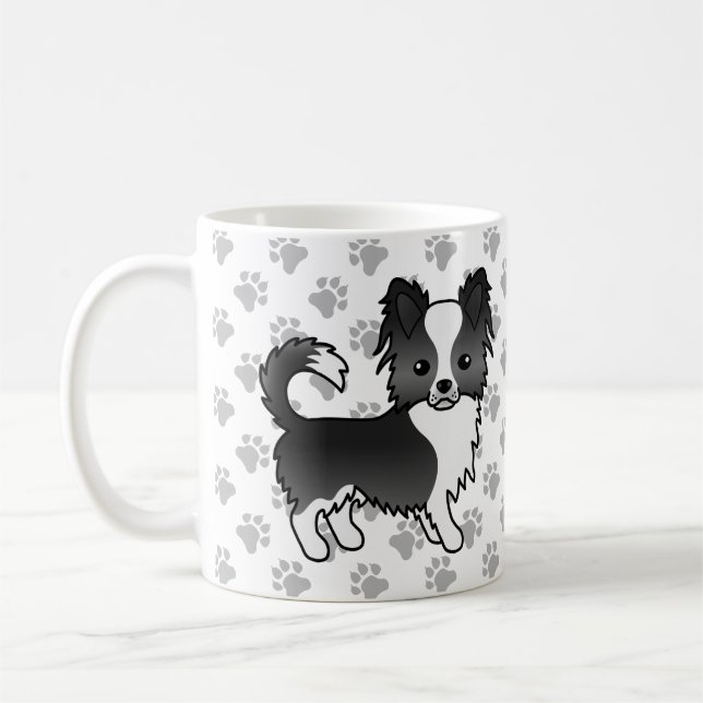 Chihuahua Hund und Paws Kaffeetasse (Links)