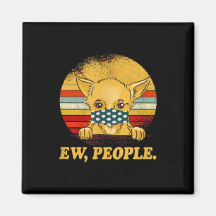 Chihuahua Hund wir haben Hunde mit Gesichtsmaske Magnet