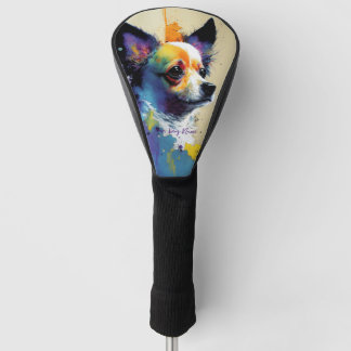 Chihuahua Hund - Zusammensetzung 002 Golf Headcover