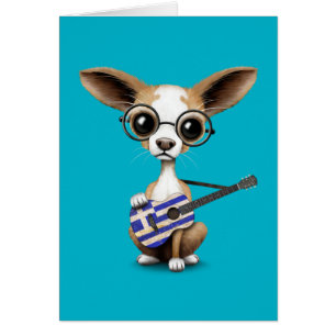 Chihuahua-Hündchen, das griechische