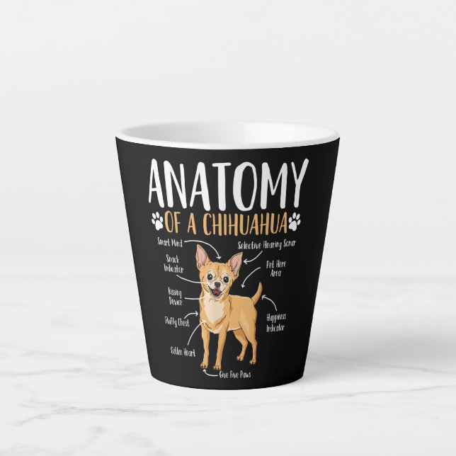 Chihuahua-Hunde-Anatomie Milchtasse (Vorderseite)