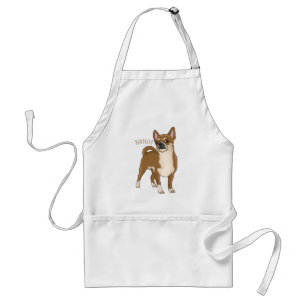Chihuahua Hunde Cartoon Illustration Schürze