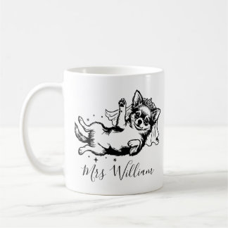 Chihuahua-Hunde-Illustration, benutzerdefinierter Kaffeetasse