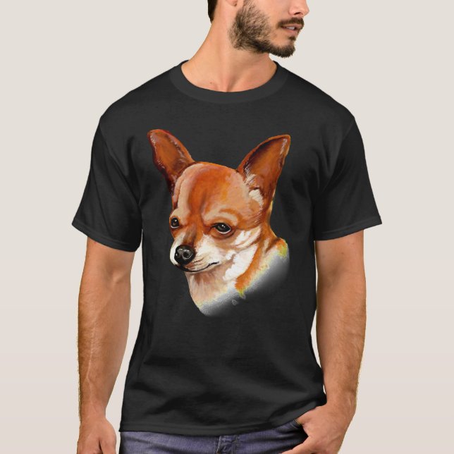 Chihuahua Hunde Lieben mit seinem Volk T-Shirt (Vorderseite)