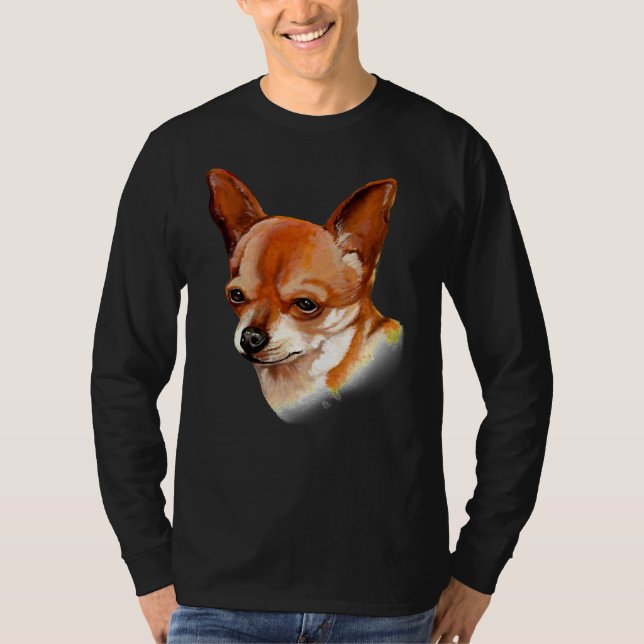 Chihuahua Hunde Lieben mit seinem Volk T-Shirt (Vorderseite)