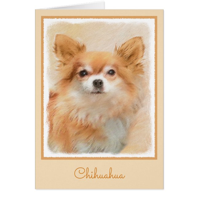 Chihuahua Hunde Malerei Original Art (Vorne)