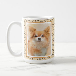 Chihuahua Hunde Malerei Original Art Kaffeetasse