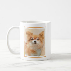Chihuahua Hunde Malerei Original Art Kaffeetasse