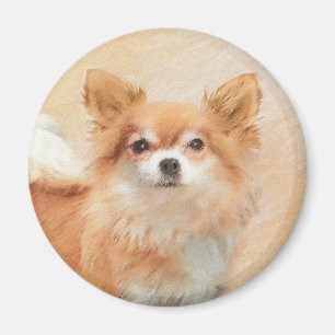 Chihuahua Hunde Malerei Original Art Magnet