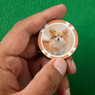 Chihuahua Hunde Malerei Original Art Pokerchips