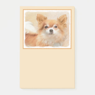 Chihuahua Hunde Malerei Original Art Post-it Klebezettel