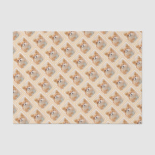 Chihuahua Hunde Malerei Original Art Seidenpapier