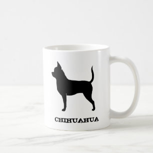 Chihuahua Hunde Silhouetten nach Maß Tasse