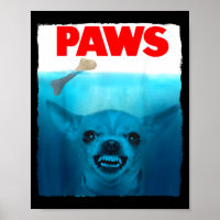 Chihuahua-Hundepfoten süße Kinoposter Haustier lus