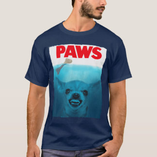 Chihuahua-Hundepfoten Süßer Filmplakat Haustier Lu T-Shirt