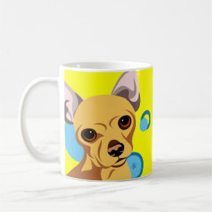 Chihuahua-Hundeporträt Kaffeetasse