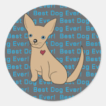 Chihuahua Hundsticker Bester Hund je!