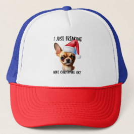 Chihuahua I gerade Freeware Liebe Weihnachten Weih Truckerkappe