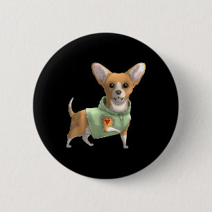 Chihuahua I Liebe Mama Tattoo Hundeshirt Button