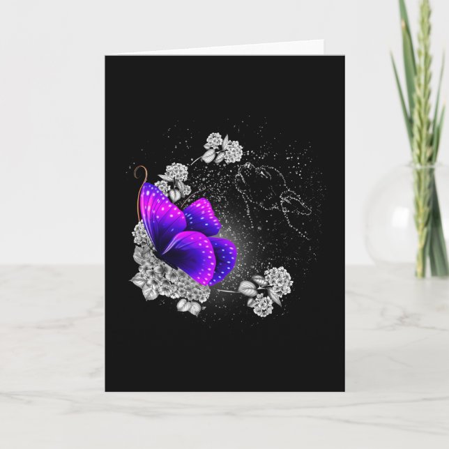 Chihuahua im Himmel Verlust des Hundegedächtnerhun Karte (Vorderseite)