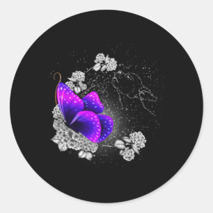 Chihuahua im Himmel Verlust des Hundegedächtnerhun Runder Aufkleber