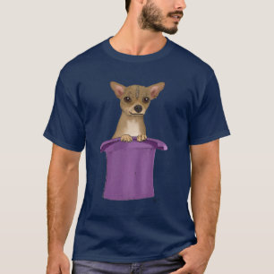 Chihuahua im Zylinder T-Shirt