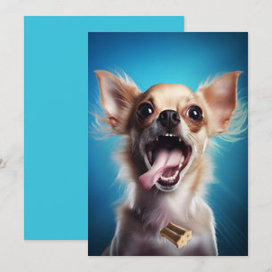 Chihuahua in Aktion Einladung