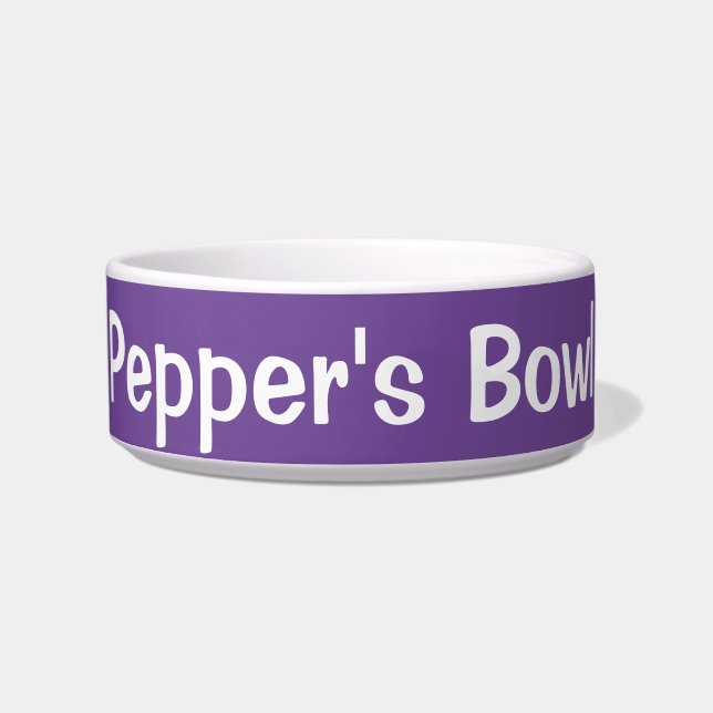 Chihuahua in Basket Keramik Pet Bowl Napf (Vorderseite)