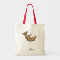 Chihuahua in Cocktailglas
