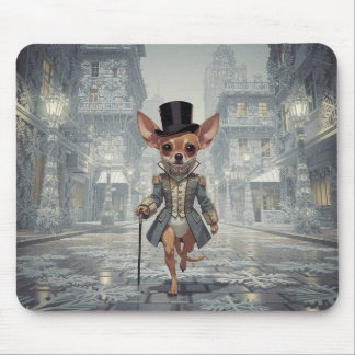 Chihuahua in Paris unterwegs Mousepad