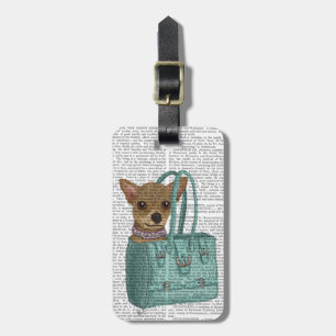 Chihuahua in Tasche Gepäckanhänger
