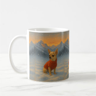 Chihuahua in the Snow Kaffeetasse