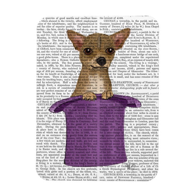 Chihuahua in Top Hat Magnet (Vertikal)