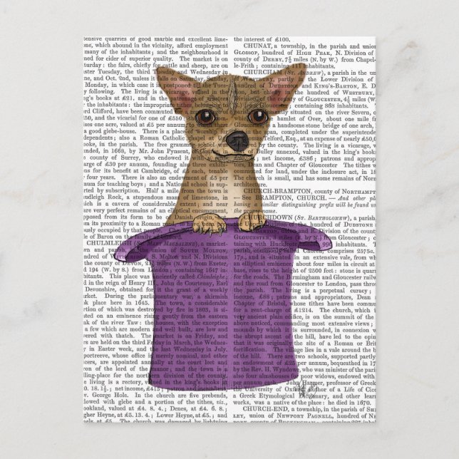 Chihuahua in Top Hat Postkarte (Vorderseite)
