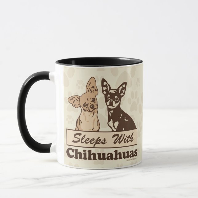 Chihuahua-Inhaber-Entwurf Tasse (Links)