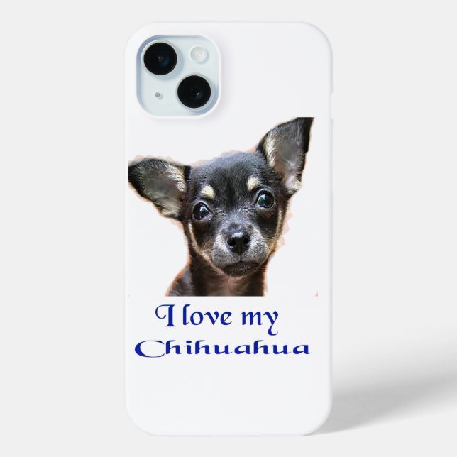 chihuahua iPhone 15 Hüllen (Rückseite)