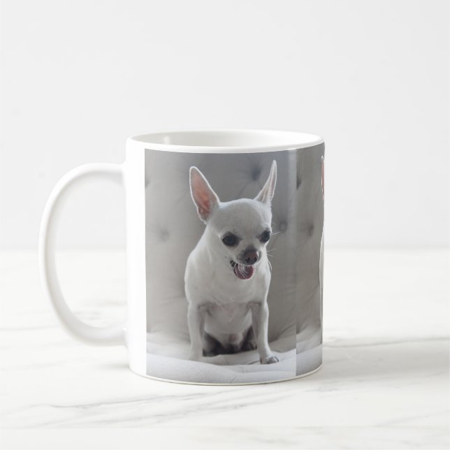 Chihuahua Kaffee Tasse hinzufügen Ihr Foto (Links)