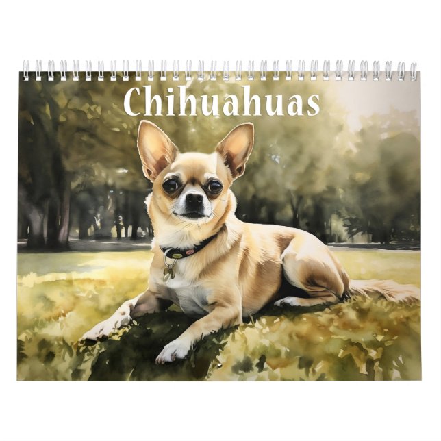 Chihuahua-Kalender, jedes Jahr Kalender (Titelbild)