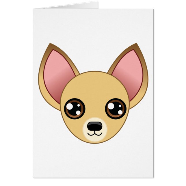 Chihuahua-Karte (Vorne)