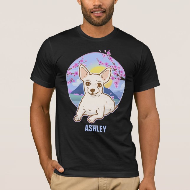 Chihuahua Kawaii Niedliches Geschenk Hund Haustier T-Shirt (Vorderseite)