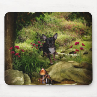 Chihuahua Kawaii Szene 2 Mousepad