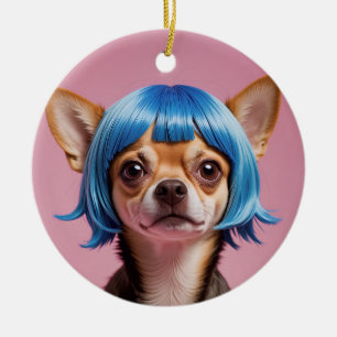 Chihuahua Keramik Ornament