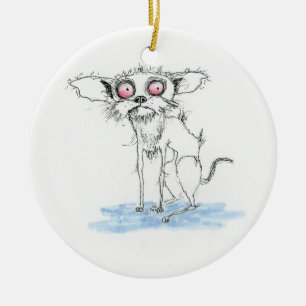 Chihuahua Keramik Ornament