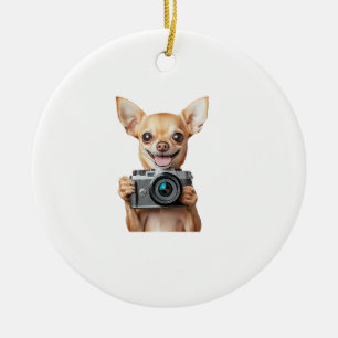 Chihuahua Keramik Ornament
