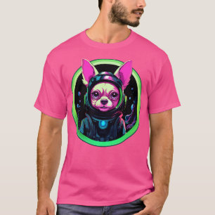 Chihuahua Kosmische Weltraumhunde Galaxy Astronaut T-Shirt