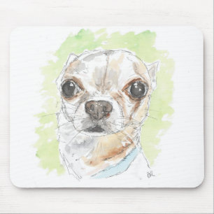Chihuahua Kunstmaus. Mousepad
